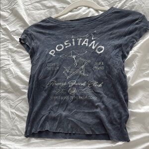 Wild Fable Blue Graphic T-Shirt Relaxed Fit